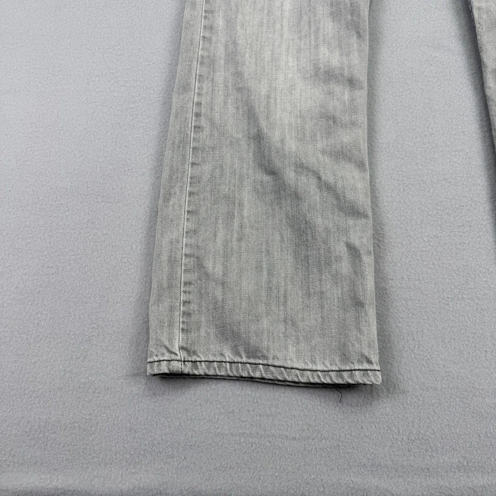 Levi's 514 Mens Gray Denim Jeans Size 36x29 Slim Straight Fit‎ Mid Rise